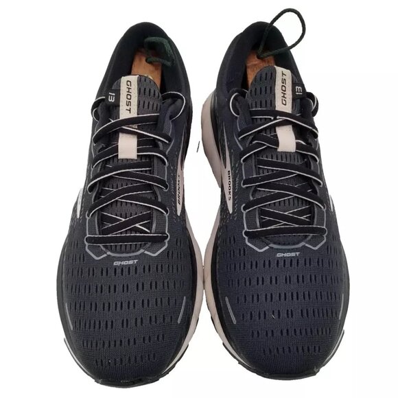 Brooks Ghost 13 Womens Running Shoes Black  Pink  Medium 1203381B062 Sz 9.5 - Picture 2 of 11